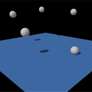 Three.js WebAudio音频同步演示 - 球体弹跳音效