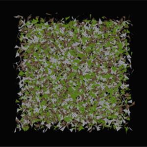 Three.js WebGL 2.0示例 - 缓冲区几何体与整数属性纹理索引