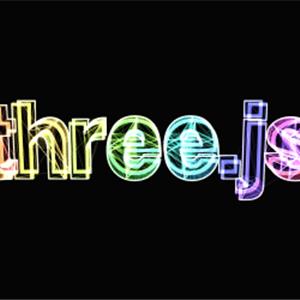 Three.js WebGL 示例 - 自定义属性线条动画