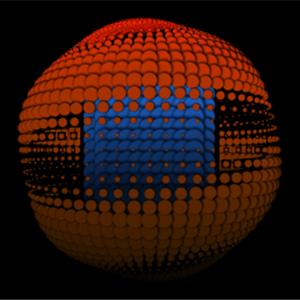 three.js WebGL - 自定义属性粒子系统示例 [粒子][广告牌]