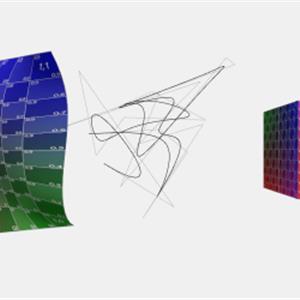 three.js WebGL - 几何体 - NURBS非均匀有理B样条演示