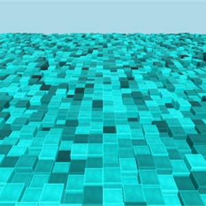 Three.js WebGL 实例化动态立方体阵列