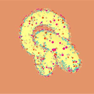 three.js webgl - 实例化渲染 - 散布效果