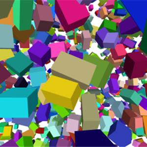 three.js webgl - 交互式立方体（GPU加速）