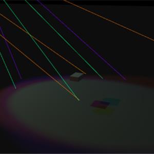 three.js webgl - 灯光 - 聚光灯