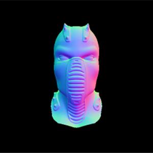 three.js webgl - 材质 - 通道