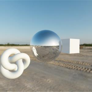 three.js webgl - 材质 - 动态立方体反射