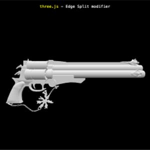 three.js webgl - 修改器 - 边缘分割修改器