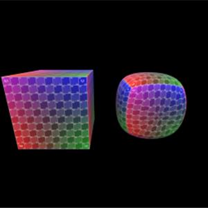 three.js webgl - 细分曲面修改器演示