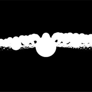 Three.js WebGL粒子波浪效果示例