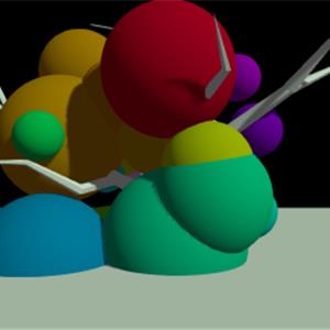 Three.js WebGL后处理 - 遮罩效果演示