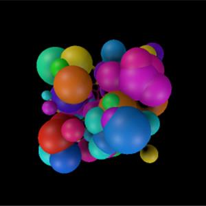 Three.js WebGL - 后期处理 - 可缩放环境光遮蔽(SAO)示例