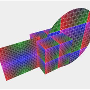 Three.js光线投射器纹理交互演示