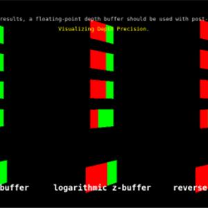 Three.js WebGL - 三种深度缓冲技术对比演示（标准/对数/反向）