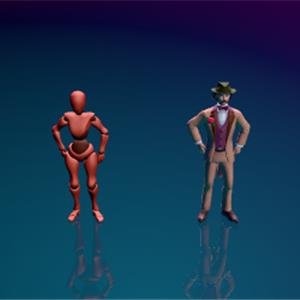 Three.js WebGPU - 动画重定向技术演示