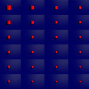 Three.js WebGPU演示 - 阵列相机(Array Camera)效果展示