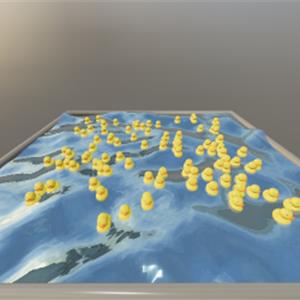 three.js webgpu - 计算水面模拟