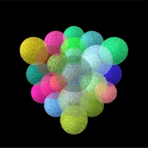 Three.js WebGPU - Alpha Hash透明度哈希技术演示