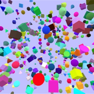 Three.js WebGPU 批量网格渲染演示