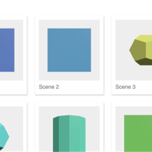 Three.js WebGPU - 多元素3D场景渲染示例