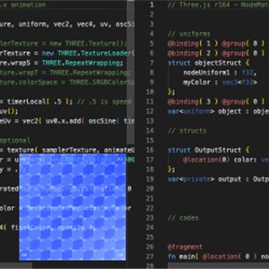 Three.js WebGPU - TSL着色器编辑器