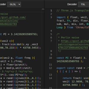 Three.js WebGPU着色器转换器 - GLSL转TSL/WGSL在线工具